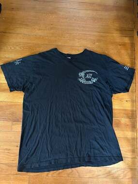 Warrior XII Better Start Running Grim Reaper Reaper Graphic Tee Black XL